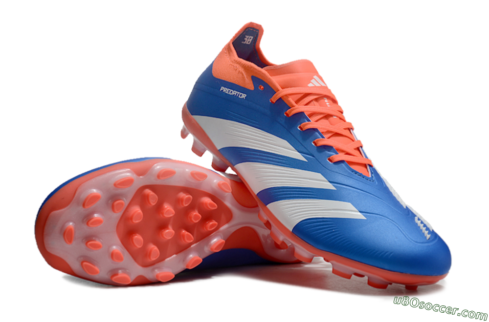 Adidas Predator Elite 24 MG Multi Ground Soccer Cleats - Blue/White/Red 3