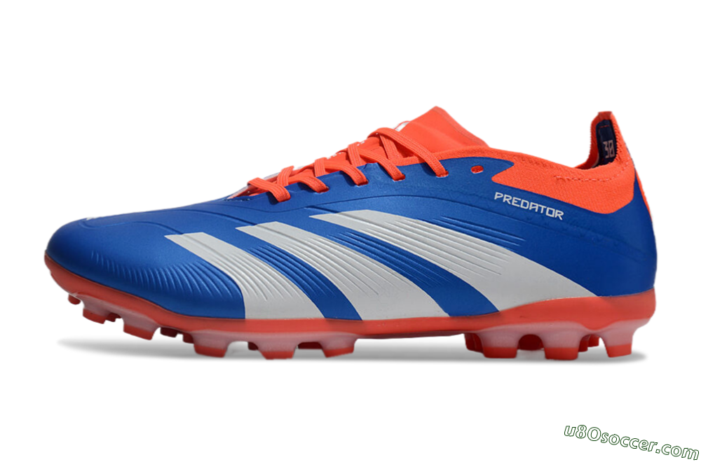 Adidas Predator Elite 24 MG Multi Ground Soccer Cleats - Blue/White/Red 2