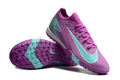 Nike Air Zoom Mercurial Vapor 16 Elite TF Artificial Turf Soccer Shoes - Purple/Jade/White