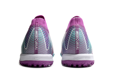 Nike Air Zoom Mercurial Vapor 16 Elite TF Artificial Turf Soccer Shoes - Purple/Jade/White