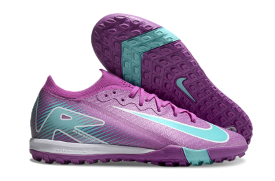 Nike Air Zoom Mercurial Vapor 16 Elite TF Artificial Turf Soccer Shoes - Purple/Jade/White