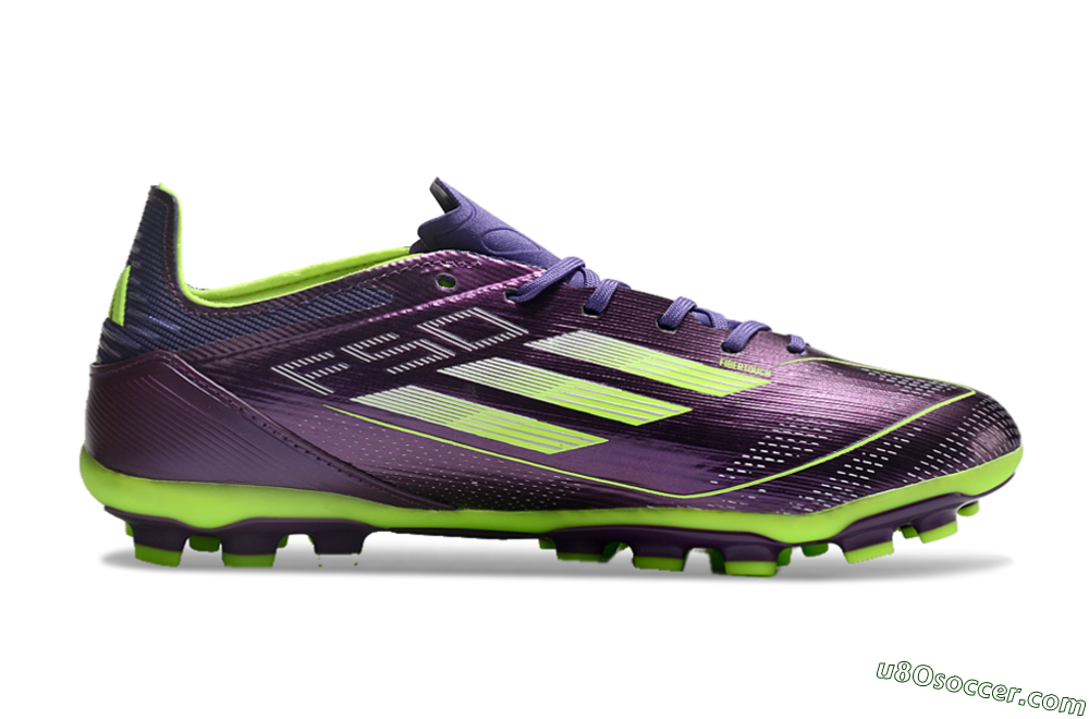 Adidas F50 Elite MG Multi Ground Soccer Cleats - Purple/Yellow 5