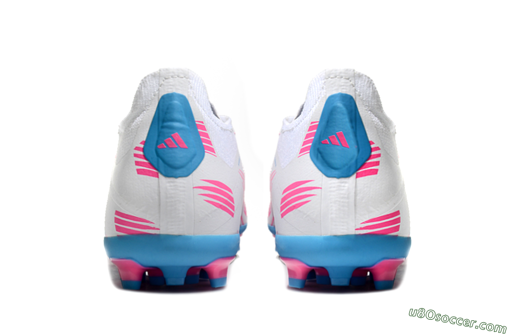 Adidas Predator Elite 24 MG Multi Ground Soccer Cleats - White/Blue/Pink 6