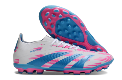Adidas Predator Elite 24 MG Multi Ground Soccer Cleats - White/Blue/Pink