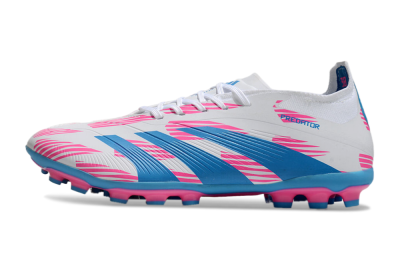 Adidas Predator Elite 24 MG Multi Ground Soccer Cleats - White/Blue/Pink