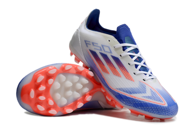 Adidas F50 Elite MG Multi Ground Soccer Cleats - White/Blue/Red