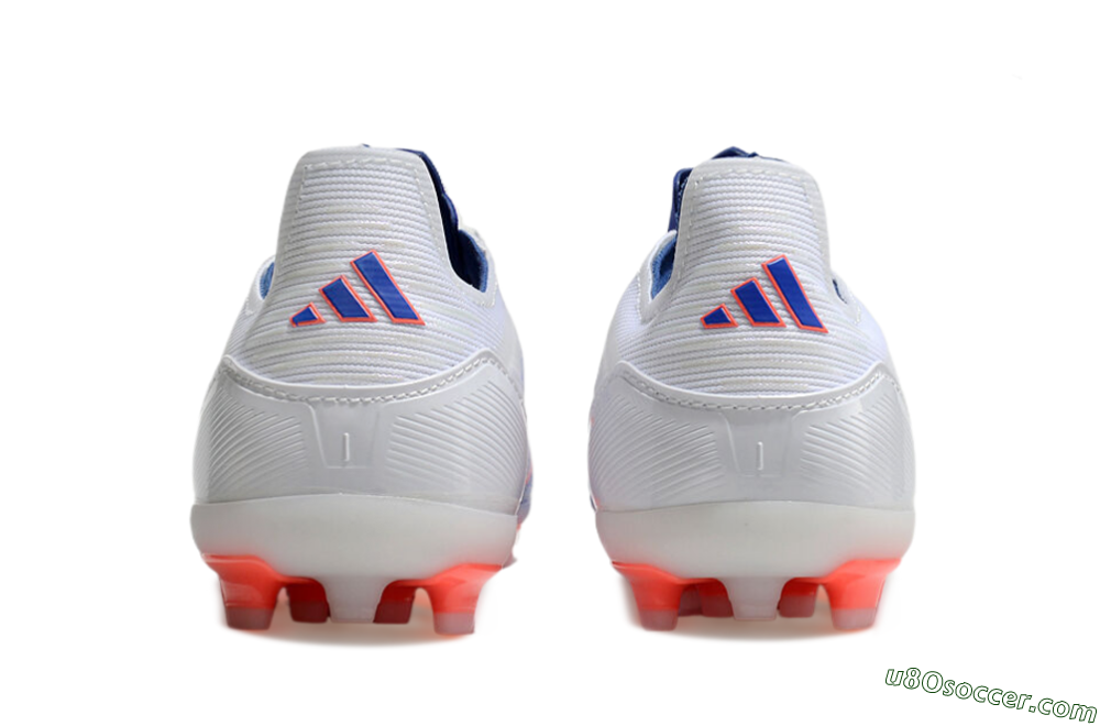 Adidas F50 Elite MG Multi Ground Soccer Cleats - White/Blue/Red 7
