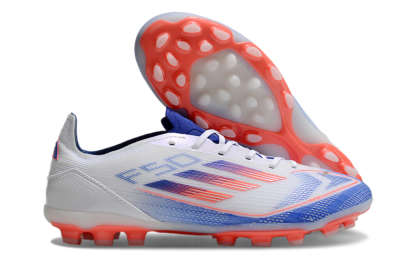 Adidas F50 Elite MG Multi Ground Soccer Cleats - White/Blue/Red