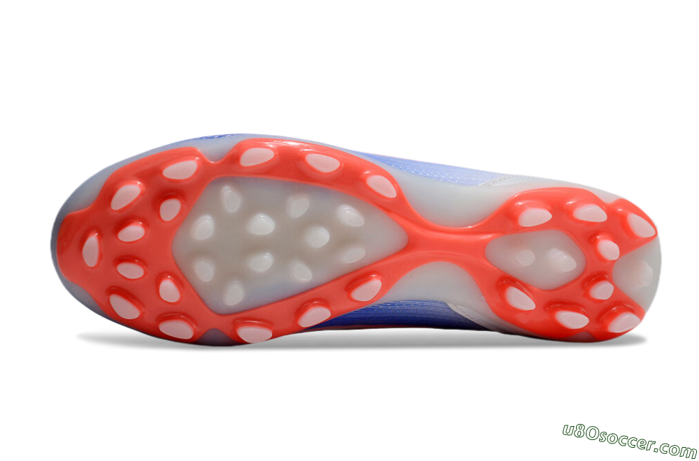 Adidas F50 Elite MG Multi Ground Soccer Cleats - White/Blue/Red 6