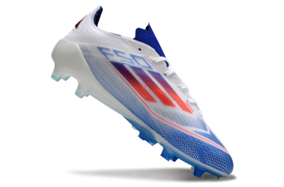 Adidas F50 Elite AG Artificial Grass Soccer Cleats - White/Blue/Red