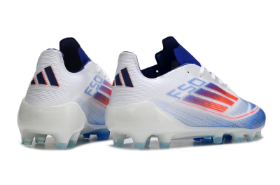 Adidas F50 Elite AG Artificial Grass Soccer Cleats - White/Blue/Red