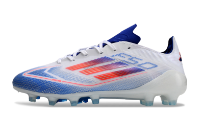 Adidas F50 Elite AG Artificial Grass Soccer Cleats - White/Blue/Red