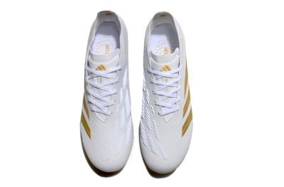 Adidas Predator Elite 24 MG Multi Ground Soccer Cleats - White/Gold