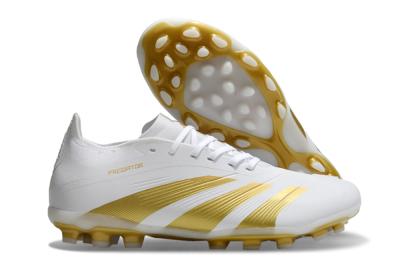 Adidas Predator Elite 24 MG Multi Ground Soccer Cleats - White/Gold