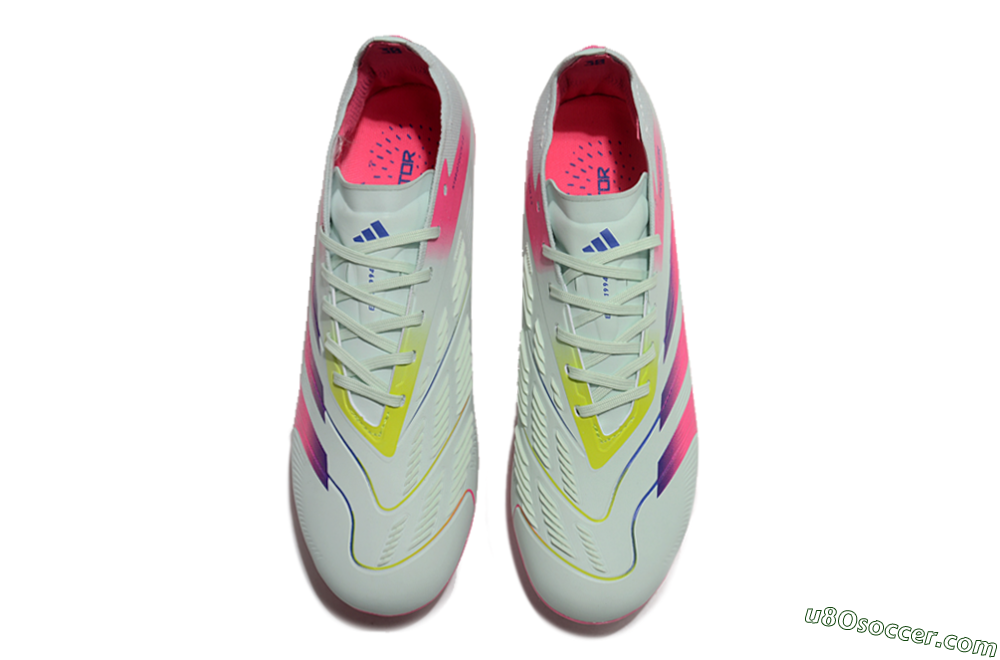 Adidas Predator Elite 24 MG Multi Ground Soccer Cleats - Jade/Purple/Pink 4