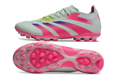 Adidas Predator Elite 24 MG Multi Ground Soccer Cleats - Jade/Purple/Pink