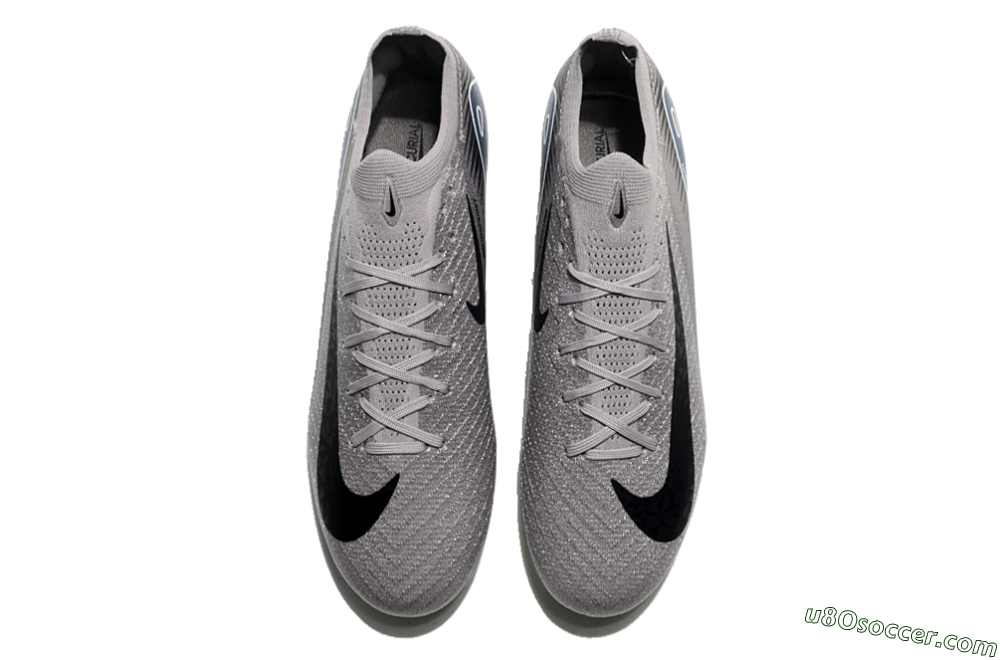Nike Air Zoom Mercurial Vapor 16 Elite FG Firm Ground Soccer Cleats - Grey/Black/Blue 4