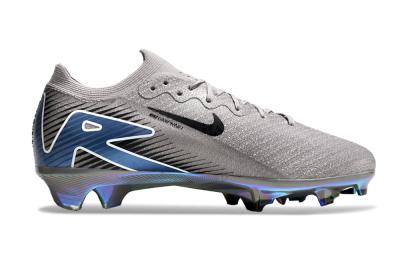 Nike Air Zoom Mercurial Vapor 16 Elite FG Firm Ground Soccer Cleats - Grey/Black/Blue