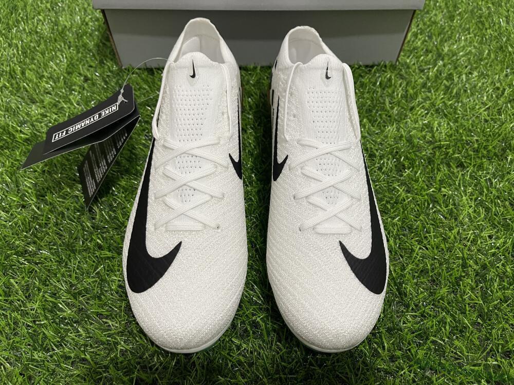 Nike Air Zoom Mercurial Vapor 16 Elite FG Firm Ground Soccer Cleats - White/Black/Pink/Green