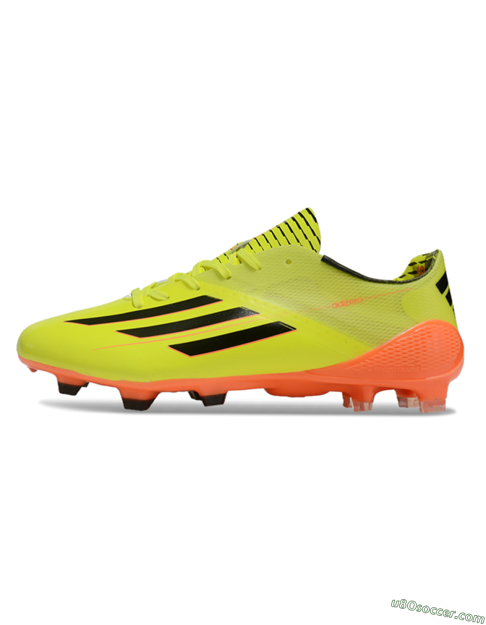 Adidas F50 Adizero Elite FG Firm Ground Soccer Cleats - Yellow/Black/Red 2