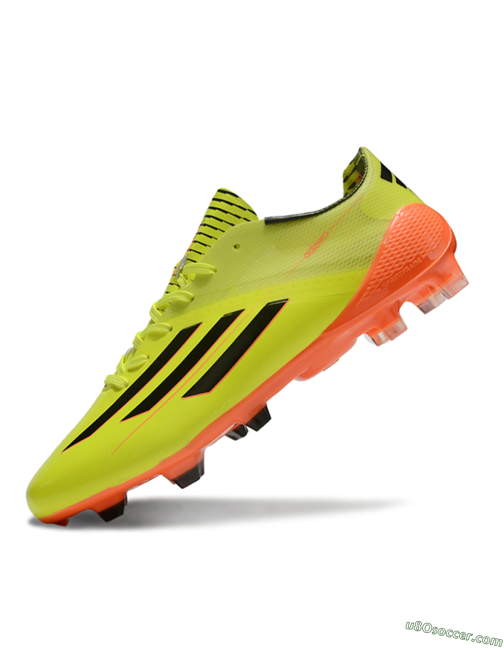 Adidas F50 Adizero Elite FG Firm Ground Soccer Cleats - Yellow/Black/Red 5