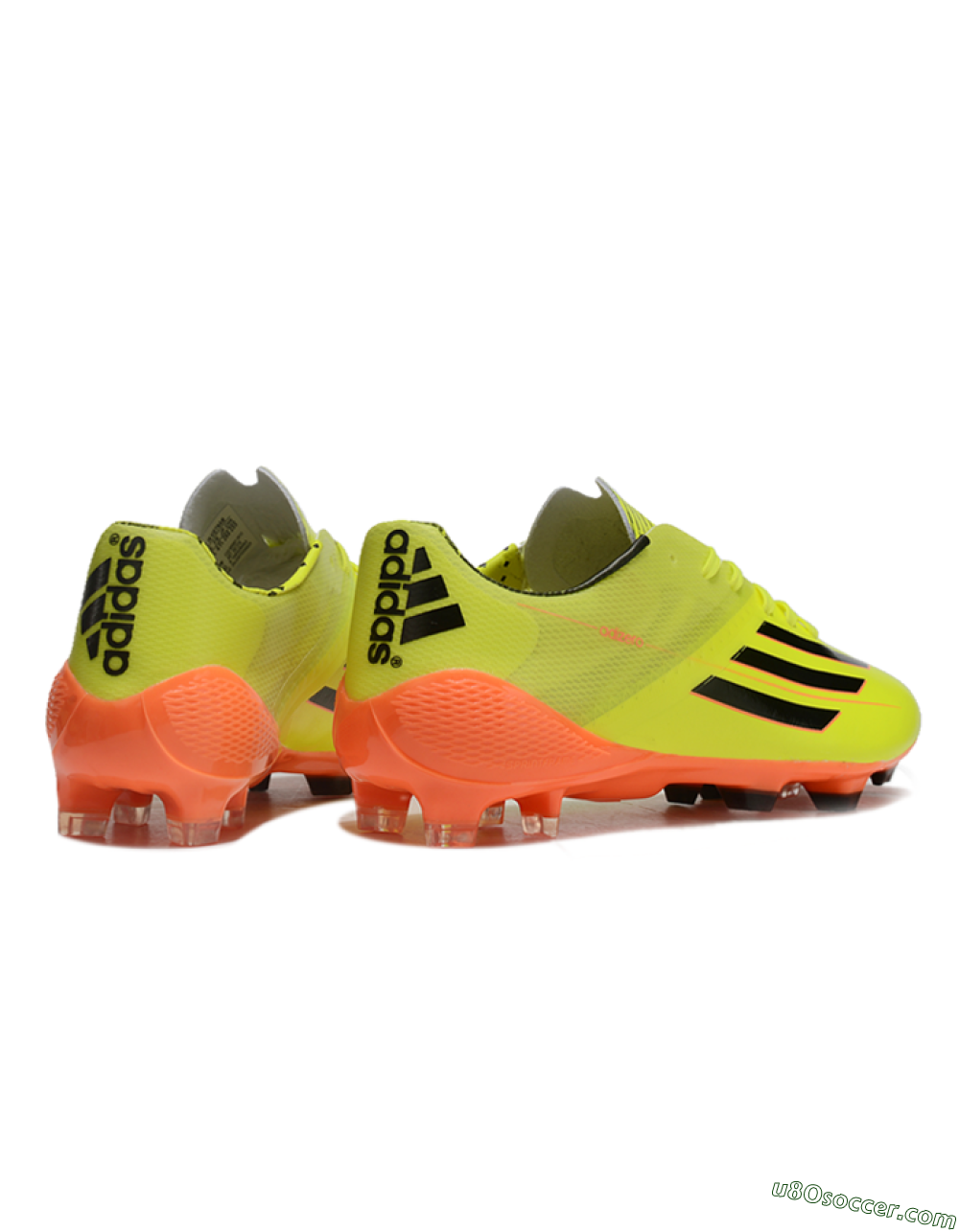 Adidas F50 Adizero Elite FG Firm Ground Soccer Cleats - Yellow/Black/Red 6