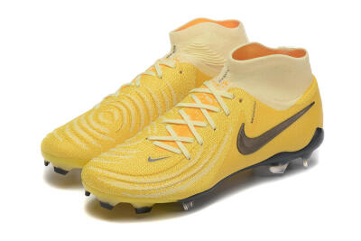 Nike Phantom Luna Elite FG Firm Ground Soccer Cleats - Yellow/White/Black