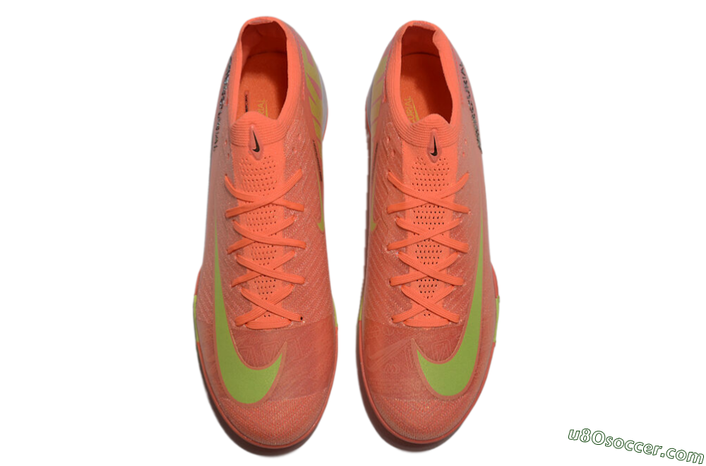 Nike Air Zoom Mercurial Vapor 15 Elite TF Artificial Turf Soccer Shoes - Red/Yellow/White 4