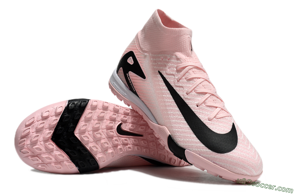 Nike Air Zoom Mercurial Superfly 10 Elite TF Artificial Turf Soccer Shoes - Pink/White/Black 3