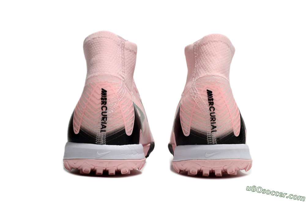 Nike Air Zoom Mercurial Superfly 10 Elite TF Artificial Turf Soccer Shoes - Pink/White/Black 5