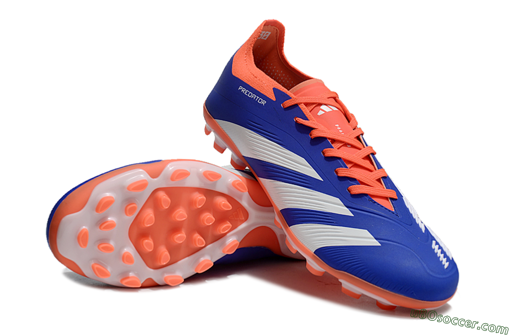 Adidas Predator Elite 24 MG Multi Ground Soccer Cleats - Blue/White/Red 3