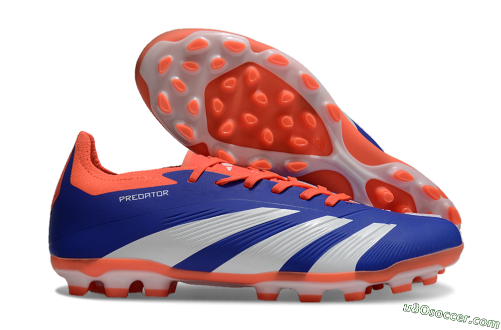 Adidas Predator Elite 24 MG Multi Ground Soccer Cleats - Blue/White/Red 1