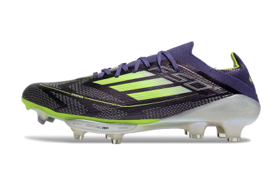 Adidas F50+ Lightstrike Elite FG Firm Ground Soccer Cleats - Purple/Yellow/Silver