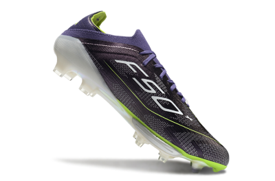 Adidas F50+ Lightstrike Elite FG Firm Ground Soccer Cleats - Purple/Yellow/Silver