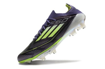 Adidas F50+ Lightstrike Elite FG Firm Ground Soccer Cleats - Purple/Yellow/Silver