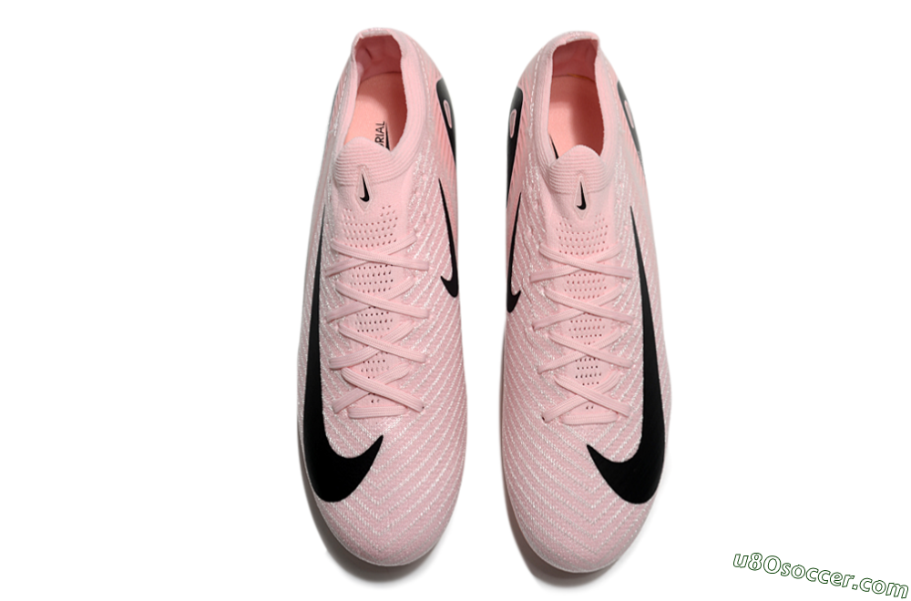 Nike Air Zoom Mercurial Vapor 16 Elite FG Firm Ground Soccer Cleats - Pink/Black/White 4