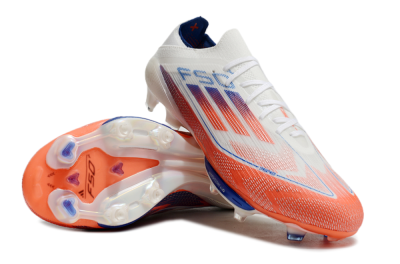 Adidas F50+ Lightstrike Pro FG Firm Ground Soccer Cleats - White/Red/Blue
