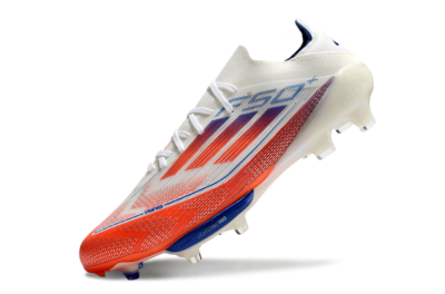 Adidas F50+ Lightstrike Pro FG Firm Ground Soccer Cleats - White/Red/Blue