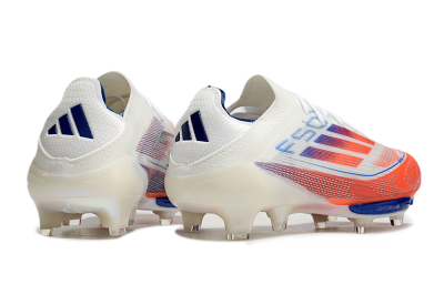 Adidas F50+ Lightstrike Pro FG Firm Ground Soccer Cleats - White/Red/Blue