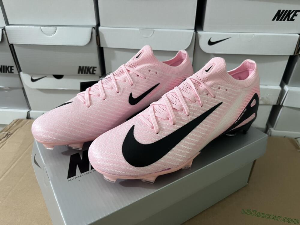 Nike Air Zoom Mercurial Vapor 16 Elite FG Firm Ground Soccer Cleats - Pink/Black/White