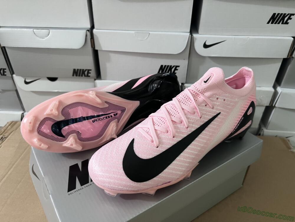 Nike Air Zoom Mercurial Vapor 16 Elite FG Firm Ground Soccer Cleats - Pink/Black/White