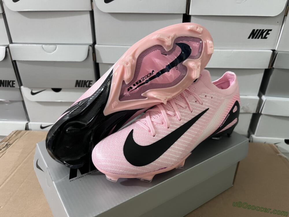 Nike Air Zoom Mercurial Vapor 16 Elite FG Firm Ground Soccer Cleats - Pink/Black/White