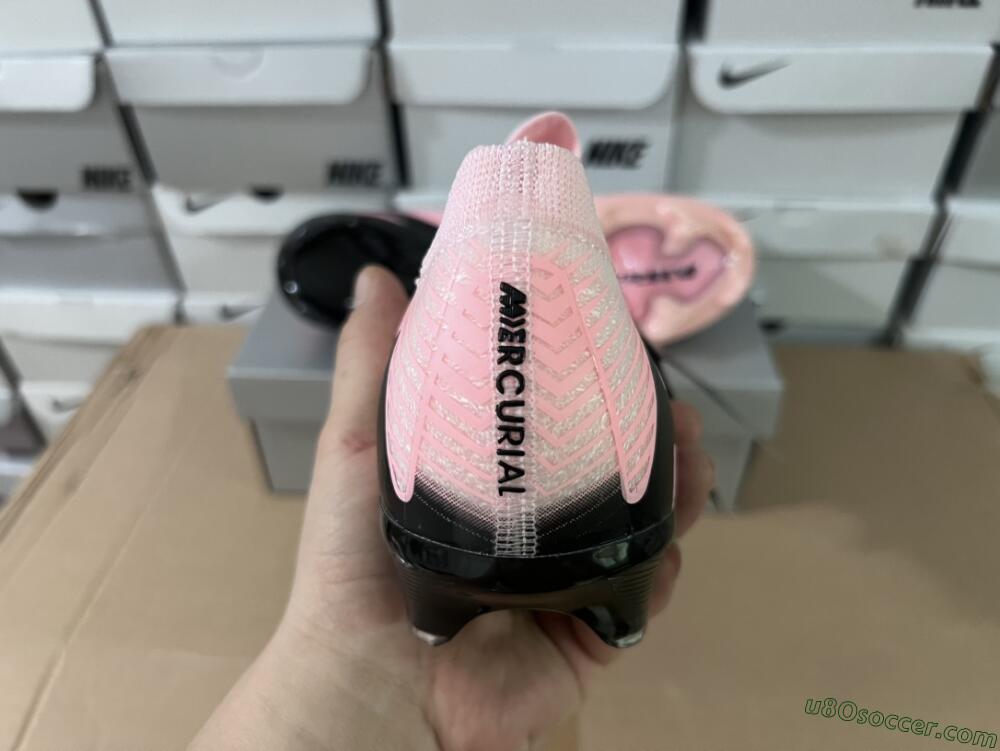 Nike Air Zoom Mercurial Vapor 16 Elite FG Firm Ground Soccer Cleats - Pink/Black/White