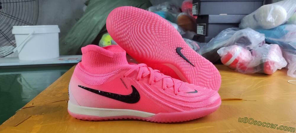 Nike Phantom Luna Elite NU IC Indoor & Futsal Soccer Shoes - Pink/Black