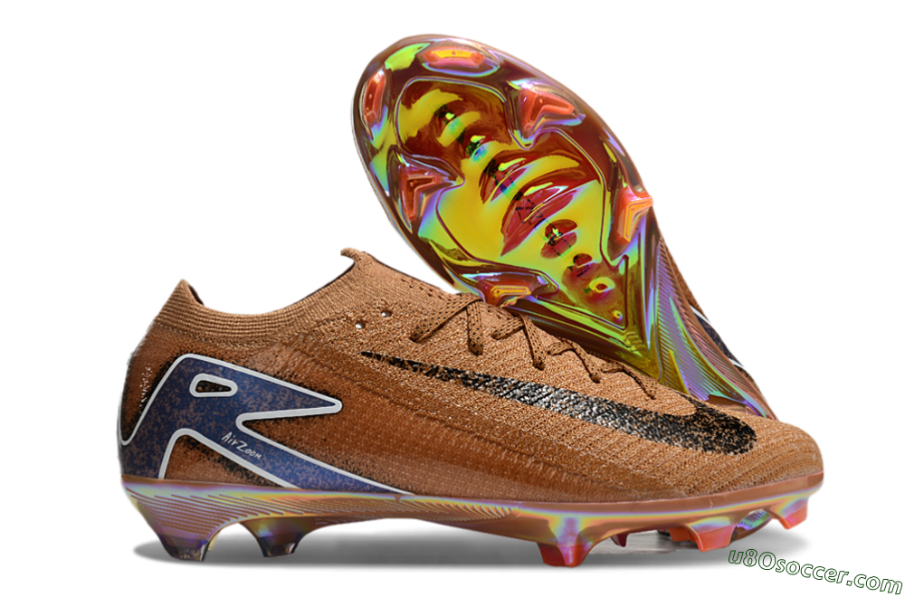 Nike Air Zoom Mercurial Vapor 16 Elite FG Firm Ground Soccer Cleats - Gold/Blue/White 1