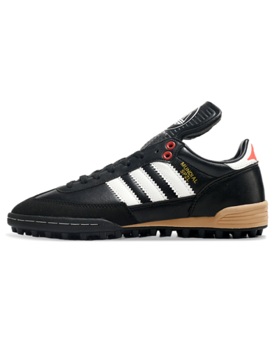 Adidas Mundial Team Astro TF Artificial Turf Soccer Shoes - Black/White/Red