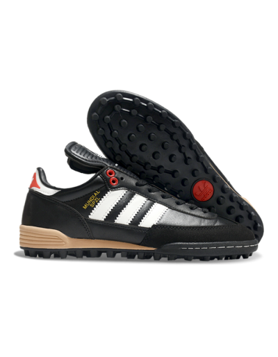 Adidas Mundial Team Astro TF Artificial Turf Soccer Shoes - Black/White/Red