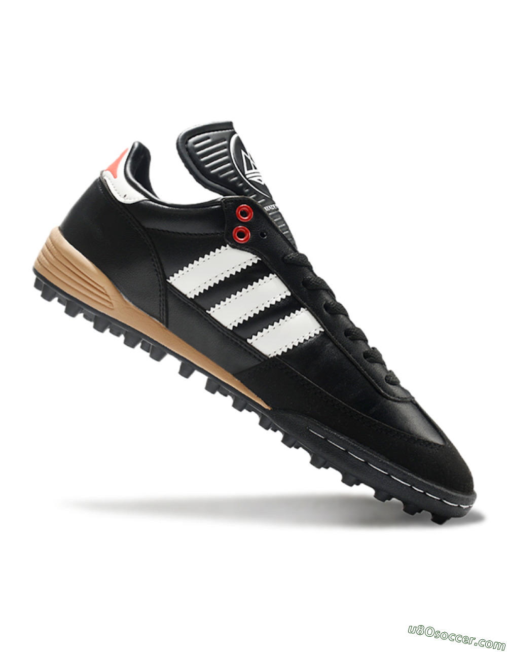 Adidas Mundial Team Astro TF Artificial Turf Soccer Shoes - Black/White/Red 4