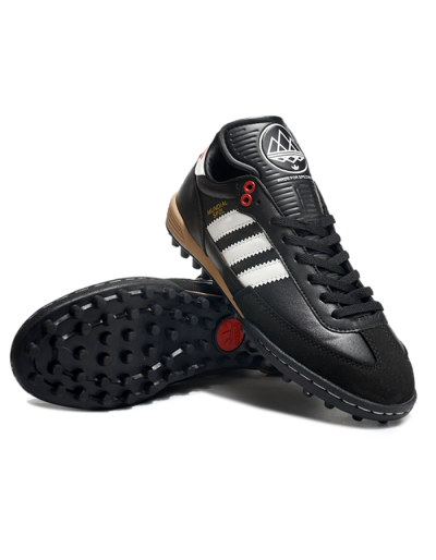 Adidas Mundial Team Astro TF Artificial Turf Soccer Shoes - Black/White/Red