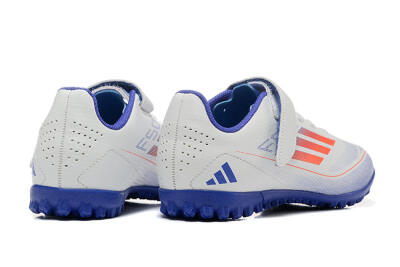 Kids Adidas Predator Elite TF Artificial Turf Soccer Shoes - White/Blue/Red